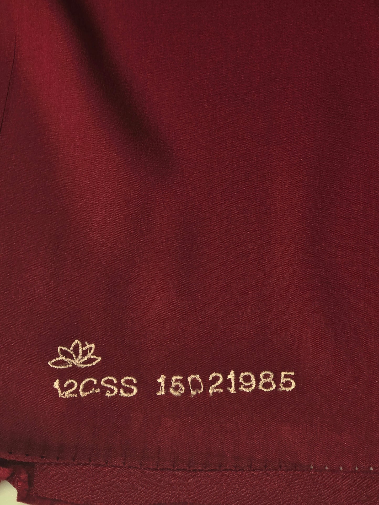 Maroon Pure CSS Jari Mysore Silk Saree