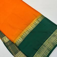 Semi Mysore Crape Sarees