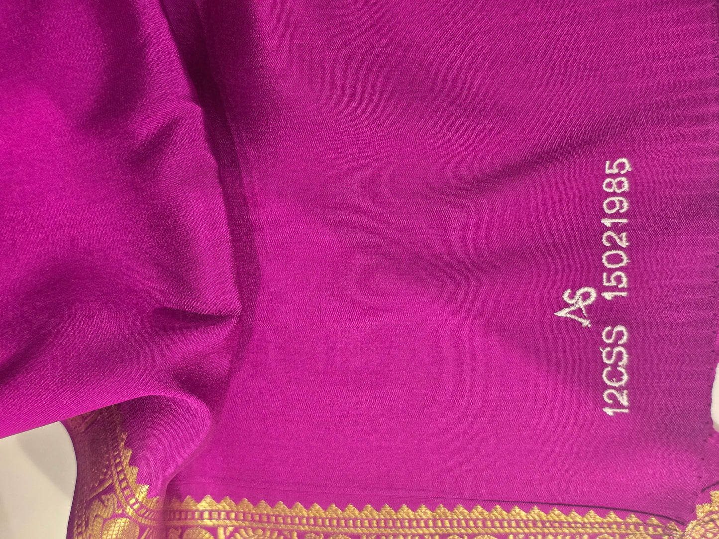 Wine Pink Pure CSS Jari Mysore Silk Saree ❤️✨