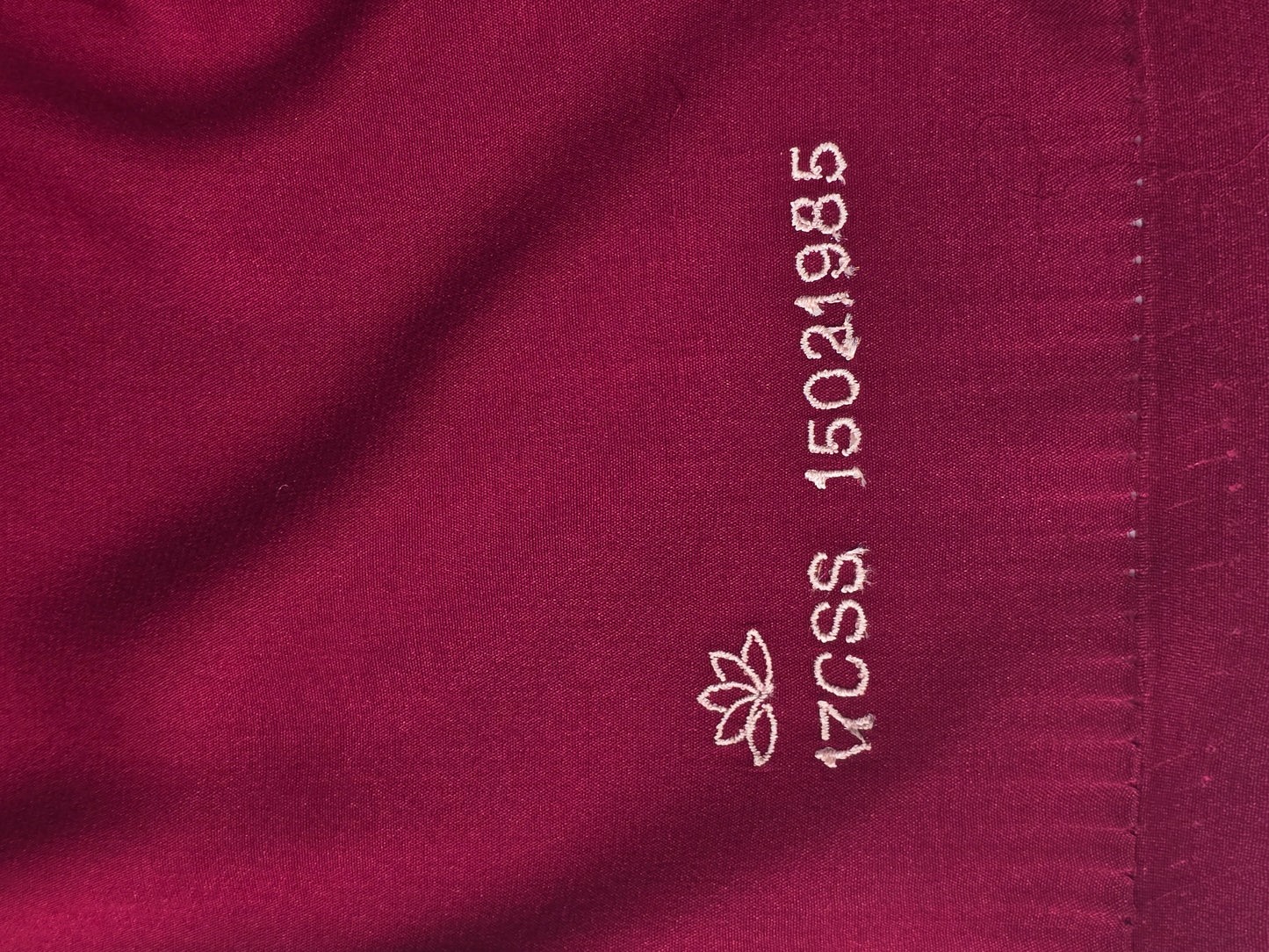 Magenta Pure CSS Jari Mysore Silk Saree
