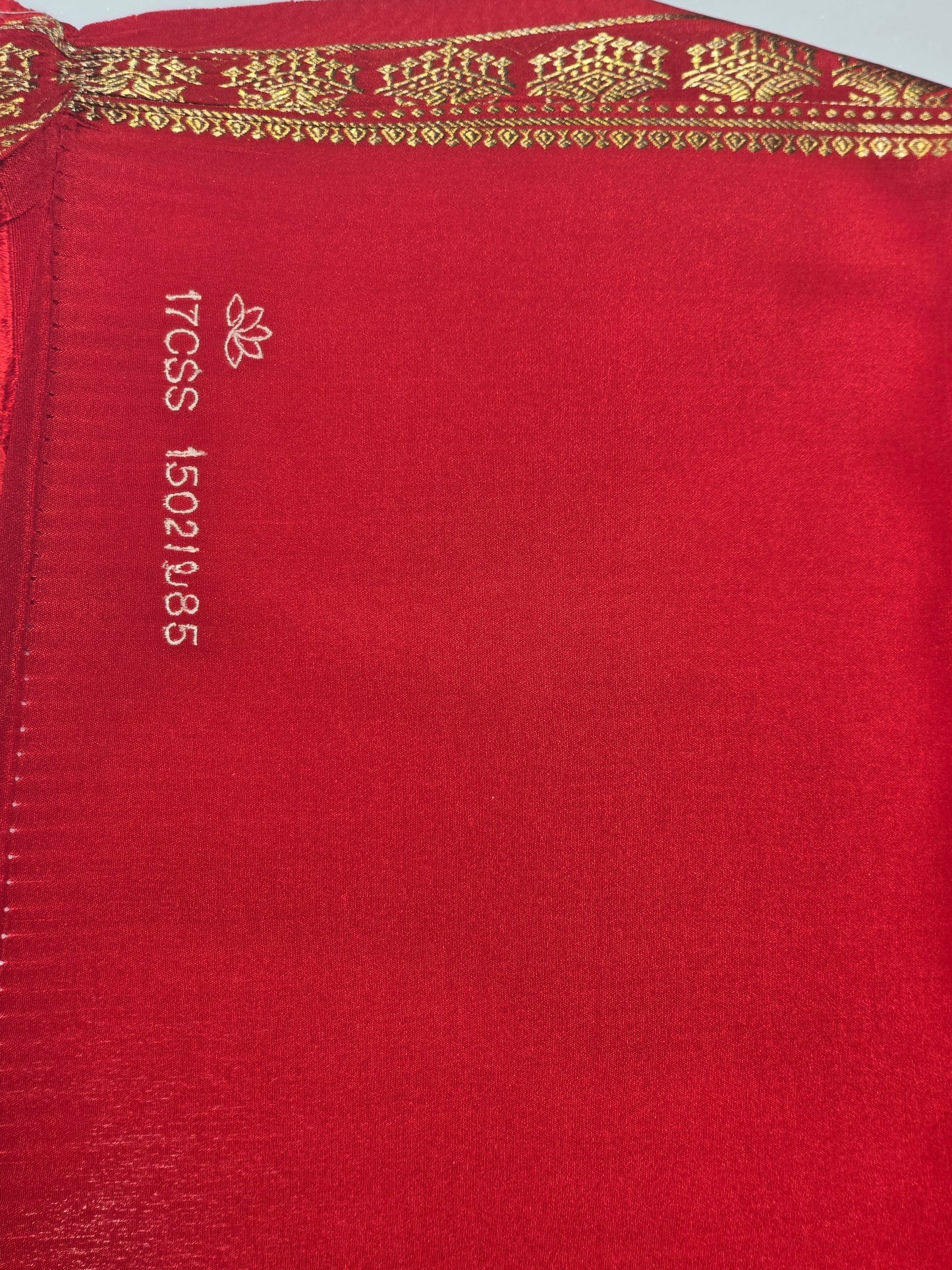Red Pure CSS Jari Mysore Silk Saree ❤️✨