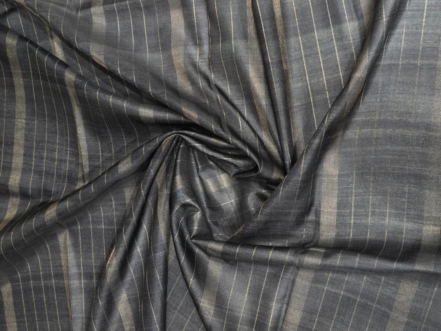 Semi Tussar Saree with Contrast  Border